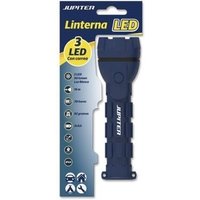 Js Corp. - Jupiter Taschenlampe de weißes Licht 3 led 50lm - Gehäuse de Gummi - Widerstandsfähigkeit ip44 - Betrieb mit 2 Batterien aa (nicht Js Corp. - Jupiter Taschenlampe de weißes Licht 3 led 50lm - Gehäuse de Gummi - Widerstandsfähigkeit ip44 - Betrieb mit 2 Batterien aa (nicht von JS CORP.