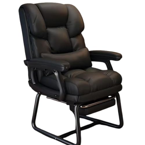 JS Ellie Bürostuhl aus dickem, weichem PU-Leder mit Lendenkissen aus Memory-Schaum und versteckter Fußstütze. Durch Drehen der Armlehne können Sie Sich hinlegen Black JS Ellie Bürostuhl aus dickem, weichem PU-Leder mit Lendenkissen aus Memory-Schaum und versteckter Fußstütze. Durch Drehen der Armlehne können Sie Sich hinlegen Black von JS Ellie