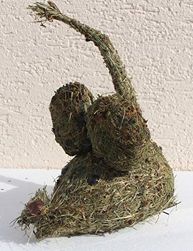 Deko Heu Figur Maus Länge 20 cm Tierfigur aus Naturmaterial Heu zum Basteln Heudeko Deko Heu Figur Maus Länge 20 cm Tierfigur aus Naturmaterial Heu zum Basteln Heudeko von JS Garten Deko
