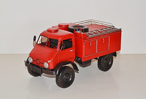 JS Garten Deko Blechauto Nostalgie Modellauto Oldtimer Automarke S 404 Feuerwehr TLF 8 aus Blech L 30 cm JS Garten Deko Blechauto Nostalgie Modellauto Oldtimer Automarke S 404 Feuerwehr TLF 8 aus Blech L 30 cm von JS Garten Deko