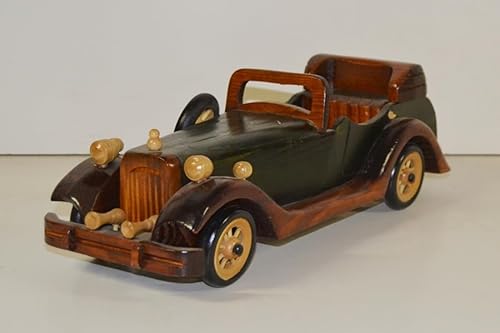 JS Garten Deko Holzauto Nostalgie Modellauto Oldtimer L 30 cm Nostalgisches Modellwagen aus Holz JS Garten Deko Holzauto Nostalgie Modellauto Oldtimer L 30 cm Nostalgisches Modellwagen aus Holz von JS Garten Deko