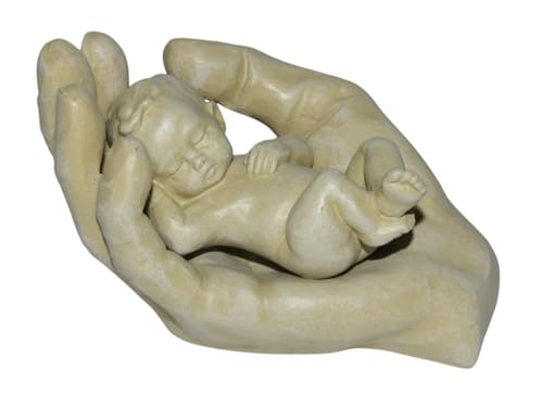 JS Garten Deko In Seiner Hand“ Dekofigur schützende Hand mit Kind, B 9 cm Symbol zur Taufe, Geburt & Erinnerung Parastone JS Garten Deko In Seiner Hand“ Dekofigur schützende Hand mit Kind, B 9 cm Symbol zur Taufe, Geburt & Erinnerung Parastone von JS Garten Deko