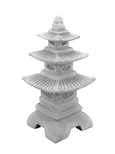 gartendekoparadies.de Massive Steinlaterne japanische Laterne H 47 cm Gartendeko aus Steinguss frostsicher gartendekoparadies.de Massive Steinlaterne japanische Laterne H 47 cm Gartendeko aus Steinguss frostsicher von gartendekoparadies.de