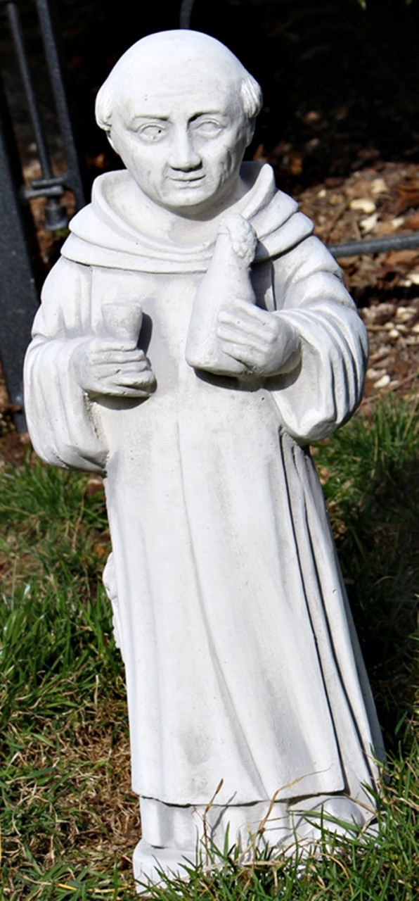 Beton Figur Mönch stehend H 40 cm mit Bierflasche Deko Skulptur Beton Figur Mönch stehend H 40 cm mit Bierflasche Deko Skulptur von JS GartenDeko