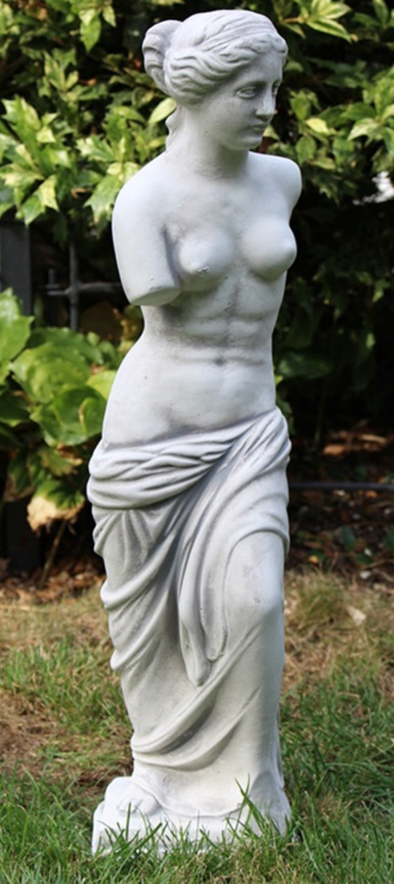 Beton Figur Skulptur Statue Venus von Milo H 58 cm stehend Dekofigur und Gartenskulptur von JS GartenDeko