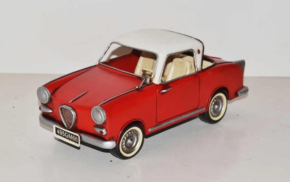 Blechauto Nostalgie Modellauto Goggo in rot Oldtimer Goggomobil TS 250 Coupe L 26 cm aus Blech Blechauto Nostalgie Modellauto Goggo in rot Oldtimer Goggomobil TS 250 Coupe L 26 cm aus Blech von JS GartenDeko