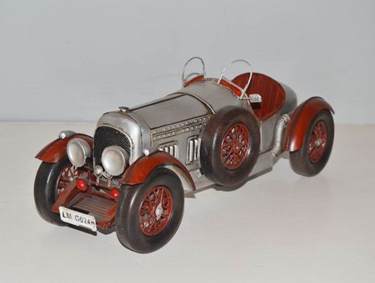 Blechauto Nostalgie Modellauto Oldtimer Automarke Bentley 1927 Roadster Länge 33 cm aus Blech Blechauto Nostalgie Modellauto Oldtimer Automarke Bentley 1927 Roadster Länge 33 cm aus Blech von JS GartenDeko