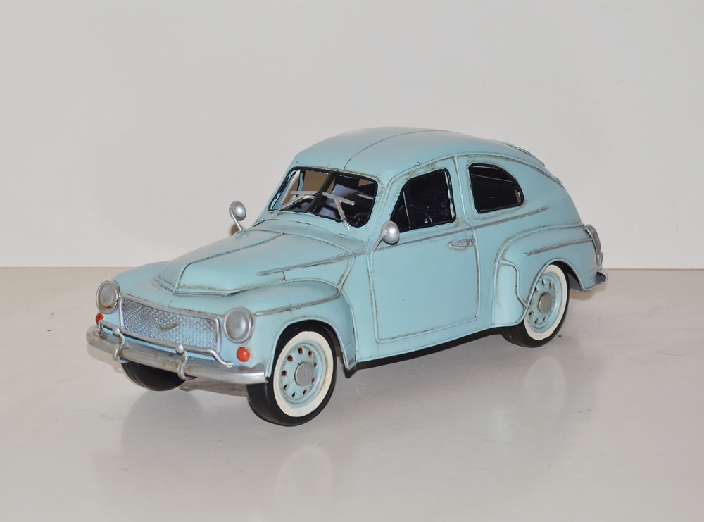 Blechauto Nostalgie Modellauto Oldtimer Volvo PV 544 Retro Modell aus Blech L 34 cm Blechauto Nostalgie Modellauto Oldtimer Volvo PV 544 Retro Modell aus Blech L 34 cm von JS GartenDeko