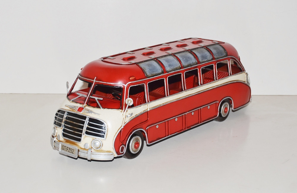 Blechmodell Nostalgie Setra Bus Länge 44 cm Oldtimer Retro Design Modelllbus aus Blech Blechmodell Nostalgie Setra Bus Länge 44 cm Oldtimer Retro Design Modelllbus aus Blech von JS GartenDeko