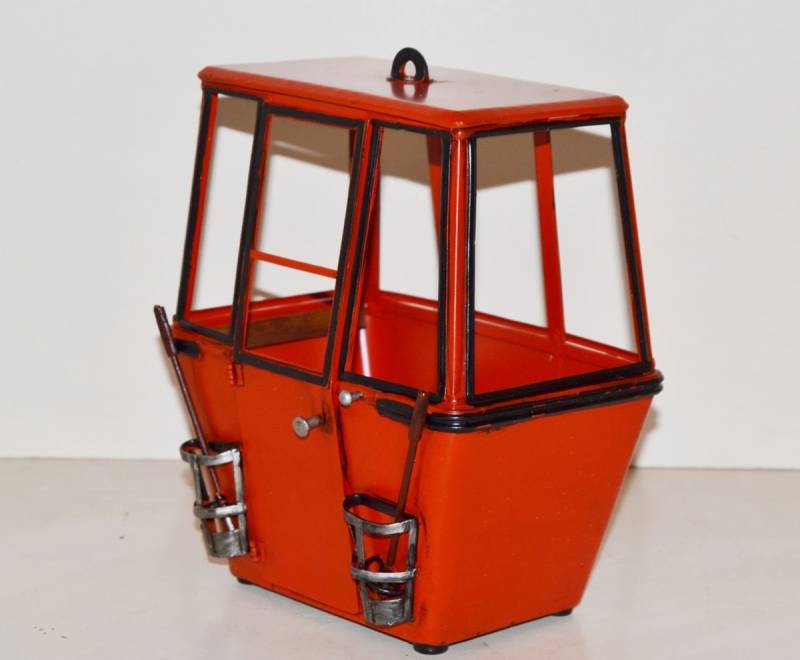 Blechmodell Nostalgie Ski Gondel Oldtimer Berggondel rot Replikat aus der Schweiz H 20 cm Blechmodell Nostalgie Ski Gondel Oldtimer Berggondel rot Replikat aus der Schweiz H 20 cm von JS GartenDeko