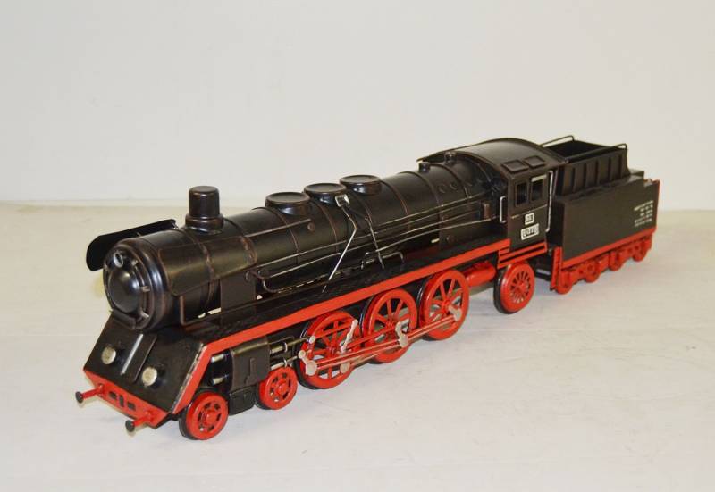 Blechmodell Nostalgie deutsches Modell Dampflok Oldtimer Dampflokomotive Typ DB 001 Länge 62 cm von JS GartenDeko