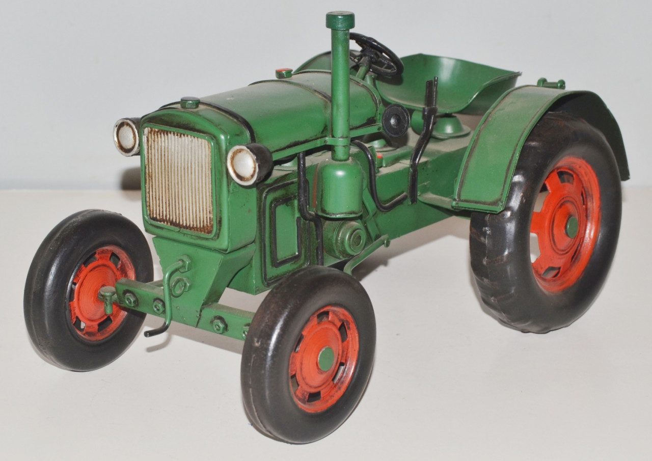 Blechtraktor Nostalgie Modellauto Oldtimer Marke Deutz Traktor Modell F1M414 aus Blech L 28 cm Blechtraktor Nostalgie Modellauto Oldtimer Marke Deutz Traktor Modell F1M414 aus Blech L 28 cm von JS GartenDeko