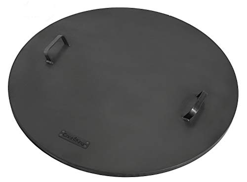 Deckel mit Rand für Feuerschalen Ø 61,5 cm Deckel für Feuerstelle aus Stahl Abdeckung für Feuerschalen CookKing Deckel mit Rand für Feuerschalen Ø 61,5 cm Deckel für Feuerstelle aus Stahl Abdeckung für Feuerschalen CookKing von JS Garten Deko