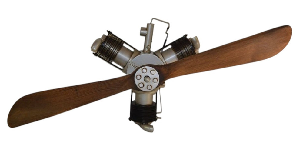 Nostalgie Retro Flugzeug Propeller 2-flügelig mit Motor L 100 cm Luftraum Vintage Deko Flügel Nostalgie Retro Flugzeug Propeller 2-flügelig mit Motor L 100 cm Luftraum Vintage Deko Flügel von JS GartenDeko