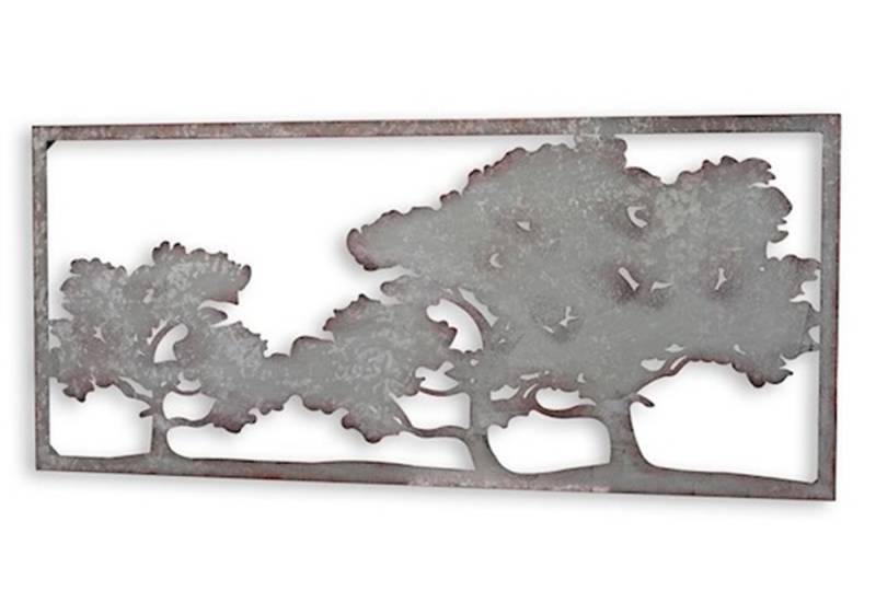 Wanddekoration Metall Baum des Lebens Länge 125 cm Wanddeko Wandverzierung Metallbild von JS GartenDeko