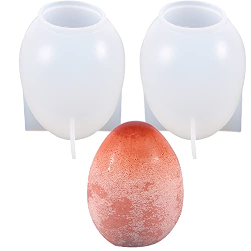 JS MOLD 2 Stück Gießform Ostern Ei, 3D-Silikonform in Eiform,3D Ei Silikon Fondantform Ostern Schokoladen Ei Form für Aromatherapie Kerze Herstellung,DIY Seife, Kerzen JS MOLD 2 Stück Gießform Ostern Ei, 3D-Silikonform in Eiform,3D Ei Silikon Fondantform Ostern Schokoladen Ei Form für Aromatherapie Kerze Herstellung,DIY Seife, Kerzen von JS MOLD