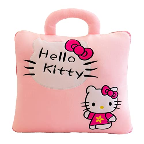JS MOLD 2 in 1 Plüsch Kissen/Decke Reisedecke mit Tierdruck und Kissen Set Sofadecke Dekorative Decke Kuscheldecke für Nickerchen im Büro, Autofahrten, multifunktionale Kissendecken (7) von JS MOLD