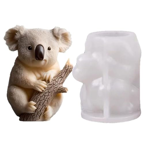 JS MOLD Bär Silikonform 3D Bär Kerzen Gießen Formen,Tier Silikonform Kerzenformen,DIY Kerzengießformen für Kerze machen Seifen Home Dekoration von JS MOLD