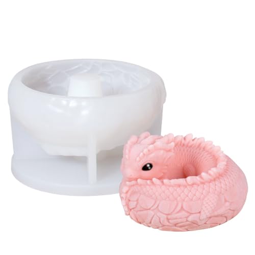 JS MOLD Mousse Kuchenform,Drachen-Mousse-Kuchen-Silikonform zum Selbermachen, handgefertigte Drachen-Mousse-Gelee-Pudding-Back-Silikonform von JS MOLD