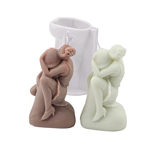 JS MOLD Sexy Kerzenform Silikon Körper Kerze DIY Silikon Gießformen 3D Silikonform Kerzen Gießen Formen, 3D Silikonform Torso Body Candle Mold, Gießformen für DIY Fertigkeit Dekorieren (A) von JS MOLD