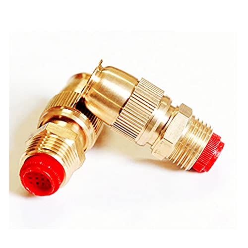 JS&KeJi 2 Stück Sprühdüse Bewässerung 1/2"(DN15) Messing Düsen für Garten und Landwirtschaf von JS&KeJi