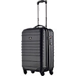 JSA Reisekoffer S 36 x 18 x 53 cm Schwarz von JSA