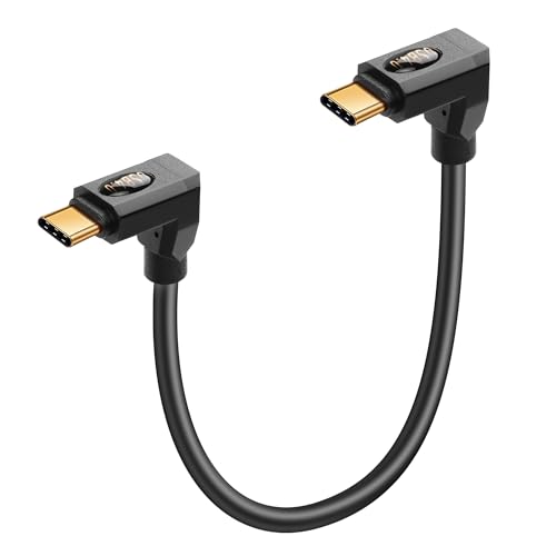 JSADZKJ 240W USB 4.0 C Schnellladekabel 90 Grad USB 4.0 Typ C Männlich zu Männlich Kabel 40Gbps USB C zu USB C Daten Kurzes Kabel 8K@60Hz Videoausgang Kompatibel für Smartphone Laptop JSADZKJ 240W USB 4.0 C Schnellladekabel 90 Grad USB 4.0 Typ C Männlich zu Männlich Kabel 40Gbps USB C zu USB C Daten Kurzes Kabel 8K@60Hz Videoausgang Kompatibel für Smartphone Laptop von JSADZKJ
