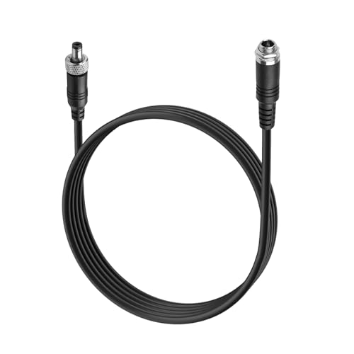 JSADZKJ 5.5mmx2.1mm DC Verlängerungskabel Stecker zu Buchse mit Mutter-Verschluss Stromversorgungskabel 18 AWG DC 12V Stromkabel für CCTV Sicherheitskamera,DVR,Router,LED Streifen (1.5M/4.9FT) von JSADZKJ