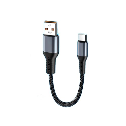 JSADZKJ 66W schnelles Aufladen USB A zu USB C Kabel Nylon geflochtenes Typ C Ladekabel Unterstützung Sync Datenübertragung USB zu USB C Kabel für Phone16/15,Tablet,Laptop,Auto,50cm von JSADZKJ