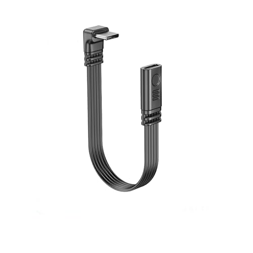 JSADZKJ 90 Grad USB C zu C Flachkabel,USB Typ C Männlich zu Männlich Verlängerungskabel unterstützt das Aufladen und die Datenübertragung für Laptop,Telefone,Auto 1M (90-Grad-Winkel zu Weiblich) JSADZKJ 90 Grad USB C zu C Flachkabel,USB Typ C Männlich zu Männlich Verlängerungskabel unterstützt das Aufladen und die Datenübertragung für Laptop,Telefone,Auto 1M (90-Grad-Winkel zu Weiblich) von JSADZKJ