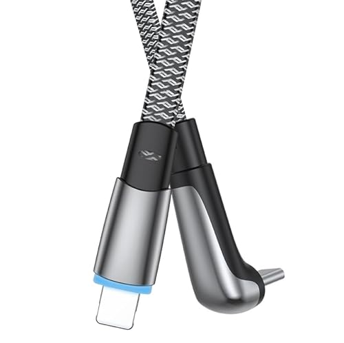 JSADZKJ 90 Grad USB C zu USB C Ladekabel, rechtwinkliges Typ C zu USB geflochtenes Verlängerungskabel für Handys, Laptops, Tablets Kabel -1.64Ft JSADZKJ 90 Grad USB C zu USB C Ladekabel, rechtwinkliges Typ C zu USB geflochtenes Verlängerungskabel für Handys, Laptops, Tablets Kabel -1.64Ft von JSADZKJ