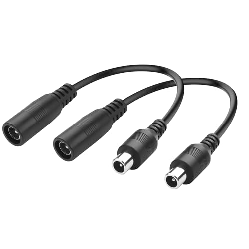 JSADZKJ DC5.5x2.1mm zu 8.0x1.6mm Ladekabel,5521 Buchse zu 8016 Stecker Adapter Verlängerungskabel,24V DC Verlängerungskabel Überwachungskamera Kabel für LED,Monitor,DVR-15CM (DC8016 Male) von JSADZKJ