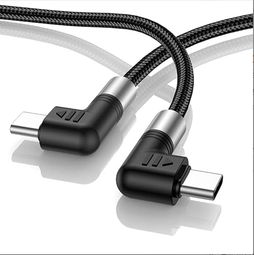 JSADZKJ Rechtwinkliges Typ C Schnellladekabel, 90 Grad USB C auf USB C -1m JSADZKJ Rechtwinkliges Typ C Schnellladekabel, 90 Grad USB C auf USB C -1m von JSADZKJ