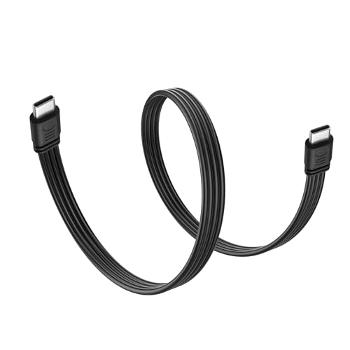 JSADZKJ USB C 2.0 Kabel USB C zu USB C Kurzes Kabel 480Mbps Geschwindigkeit Typ C Ladekabel USB Typ C Flaches weiches Kabel für externe SSD,Telefon,PowerBank,Laptops 1ft JSADZKJ USB C 2.0 Kabel USB C zu USB C Kurzes Kabel 480Mbps Geschwindigkeit Typ C Ladekabel USB Typ C Flaches weiches Kabel für externe SSD,Telefon,PowerBank,Laptops 1ft von JSADZKJ