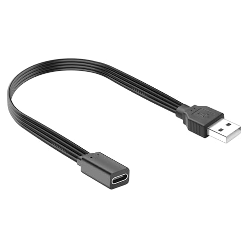 JSADZKJ USB-C zu A Adapterkabel, Typ C zu weiblich zu USB A männlich Konverterkabel, Typ C zu USB 2.0 kabel Daten Sync & Laden für Laptop, PC, Flash Disk, Ladegerät 0.65ft JSADZKJ USB-C zu A Adapterkabel, Typ C zu weiblich zu USB A männlich Konverterkabel, Typ C zu USB 2.0 kabel Daten Sync & Laden für Laptop, PC, Flash Disk, Ladegerät 0.65ft von JSADZKJ