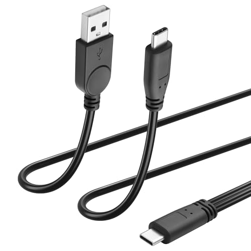 JSADZKJ USB C zu USB+USB C Splitter Ladekabel,Typ-C zu USB Soundkarte Splitter Kabel 2-in-1 USB C Male OTG Kabel,Unterstützung Telefon,Soundkarte, Mikrofon,für Live Streaming,Karaoke 3.28Ft von JSADZKJ