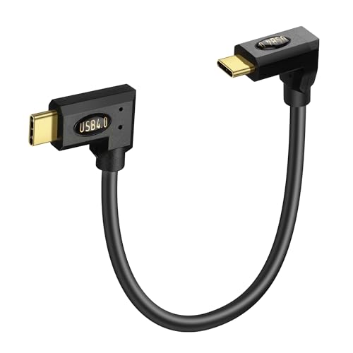 JSADZKJ USB4 C Kabel 90 Grad rechtwinklig USB C zu USB C Kabel 240W USB4.0 Typ C Schnellladekabel Unterstützung Thunderbolt 3 8K Video 40Gbps Datenübertragung für Telefon Power Bank SSD JSADZKJ USB4 C Kabel 90 Grad rechtwinklig USB C zu USB C Kabel 240W USB4.0 Typ C Schnellladekabel Unterstützung Thunderbolt 3 8K Video 40Gbps Datenübertragung für Telefon Power Bank SSD von JSADZKJ