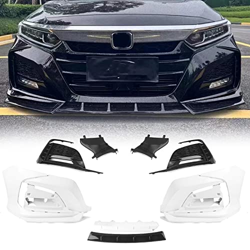 JSDHFQ Frontstoßstangenumrandung Zierleiste Autogehäuse Ansaughaube Splitter Spoiler Kit Für Für Accord 10th 2018-2021 von JSDHFQ