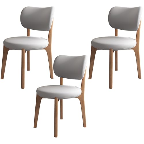 JSDMBD Esszimmerstühle 2er Set 4er Set 6er Set Beine Aus Massivholz. Bequeme Schaumstoffkissen. Ideal Für Das Esszimmer Zu Hause, Das Büro Usw. Light Walnut Legs + Light Gray 3PASS JSDMBD Esszimmerstühle 2er Set 4er Set 6er Set Beine Aus Massivholz. Bequeme Schaumstoffkissen. Ideal Für Das Esszimmer Zu Hause, Das Büro Usw. Light Walnut Legs + Light Gray 3PASS von JSDMBD