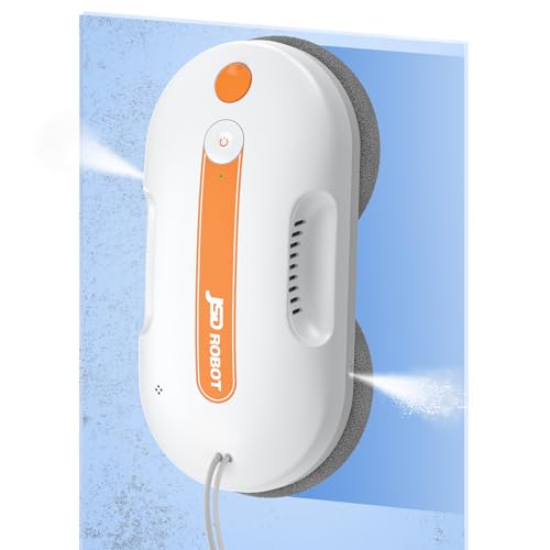JSDROBOT Lite Fensterputzroboter,5300Pa Fensterroboter mit Druckwischfunktion Doppelter Wasserstrahl Reinigungsscheibe mit Hoher Deckkraft Kantenerkennung Intelligenter Pfadplan. JSDROBOT Lite Fensterputzroboter,5300Pa Fensterroboter mit Druckwischfunktion Doppelter Wasserstrahl Reinigungsscheibe mit Hoher Deckkraft Kantenerkennung Intelligenter Pfadplan. von JSDROBOT