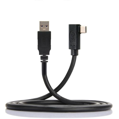 CY Standard USB 3.0 Type A Stecker auf USB-C USB 3.1 Type-C 90 Grad abgewinkelter Stecker Datenkabel für Quest Link VR CY Standard USB 3.0 Type A Stecker auf USB-C USB 3.1 Type-C 90 Grad abgewinkelter Stecker Datenkabel für Quest Link VR von JSER