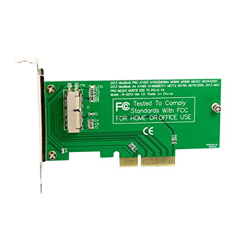 JSER PCI Express PCI-E zu 2013 2014 2015 Apple Macbook Pro Air SSD Konvertierkarte für A1493 A1502 A1465 A1466 JSER von JSER