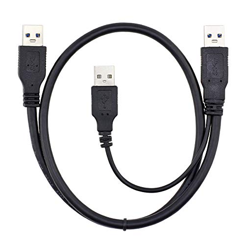 chenyang Super Speed USB 3.0 Power Y Kabel Zwei A Stecker zu USB Stecker für Externe Festplatte von JSER