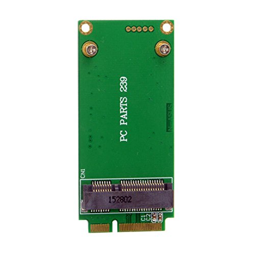 JSER 3 x 5 cm mSATA-Adapter auf 3 x 7 cm Mini-PCI-e SATA SSD für Asus Eee PC 1000 S101 900 901 900A T91 von JSER