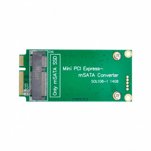 JSER mSATA auf Mini PCI-e SATA SSD Adapter für Asus Eee PC 1000, 900, 901, 900A, T91 von JSER