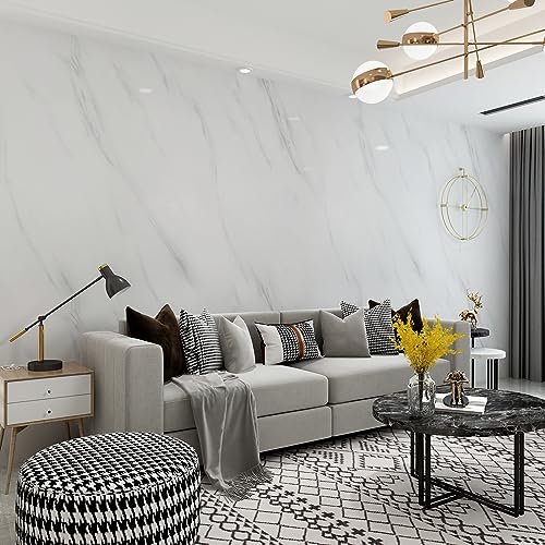 JSEVEM 80CM×9M Extra Breit Dicker Groß Weiß Grau Glänzend Marmor Tapete in Selbstklebende Folie Glatt Klebefolie Steinoptik Möbel Marmoroptik Küchenfolie Selbstklebend Marmor Optik Tapeten Wohnzimmer JSEVEM 80CM×9M Extra Breit Dicker Groß Weiß Grau Glänzend Marmor Tapete in Selbstklebende Folie Glatt Klebefolie Steinoptik Möbel Marmoroptik Küchenfolie Selbstklebend Marmor Optik Tapeten Wohnzimmer von JSEVEM