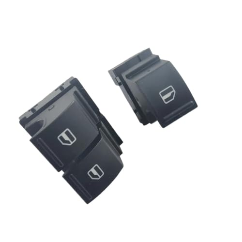 Fensterheber Schalter Fensterschalter Steuerknopf Für Caddy 2k Für Jetta Für Eos Für Golf Mk5 Für Passat B6 Polo 6r Für Touran Für Seat 2k0959857a 1k3959857a 1f0959855(2pcs) von JSFRBMA