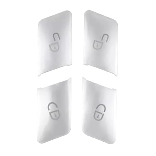 Fensterheber Schalter Für E-Klasse W212 2010–2015 (4 Türen), 1 Satz Autotürschloss-Entriegelungsschalter-Tastenabdeckung Für C-Klasse W204 2007–2014(Silver) von JSFRBMA