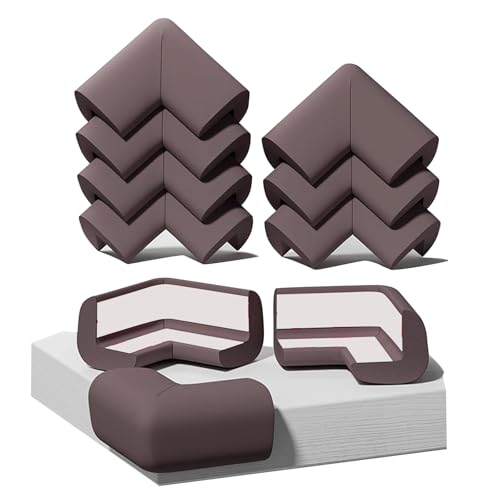 10er-Pack Kantenschutzprofil mit Wasserdichtem und Ölbeständigem Eckleiste Selbstklebend Leicht zu Reinigen(Brown) von JSFYJZYZ