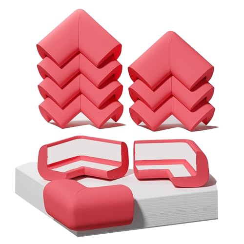 10er-Pack Kantenschutzprofil mit Wasserdichtem und Ölbeständigem Eckleiste Selbstklebend Leicht zu Reinigen(Red) von JSFYJZYZ